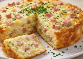 Cake Salé au Jambon et au Gruyère Râpé