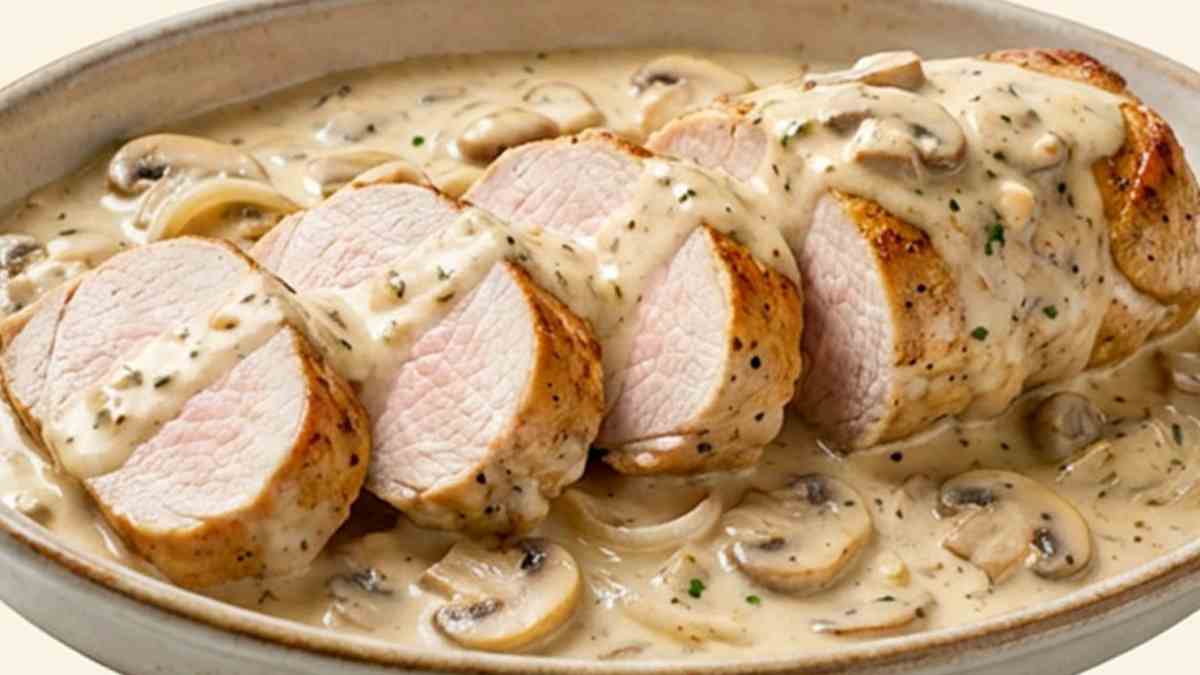 Filet mignon au Boursin et champignons