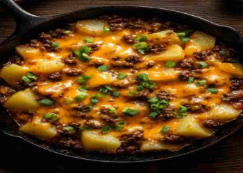 Hachis de boeuf aux pommes de terre et cheddar