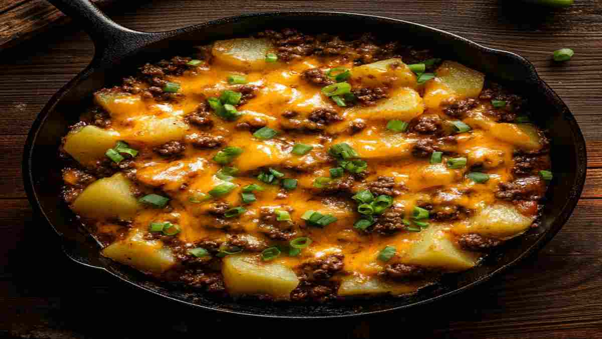 Hachis de boeuf aux pommes de terre et cheddar