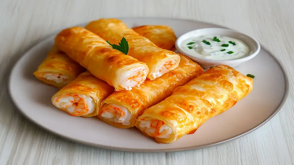 cigares-croustillants-aux-crevettes-et-a-lail