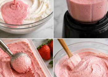 glace-cremeuse-a-la-fraise-maison