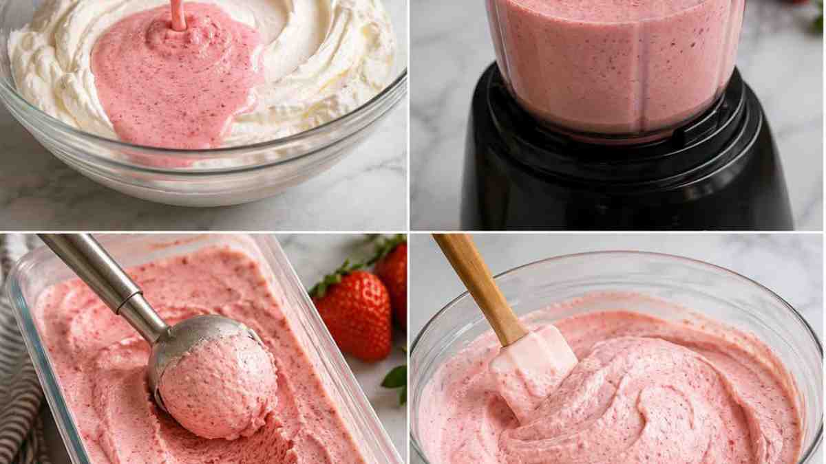 glace-cremeuse-a-la-fraise-maison