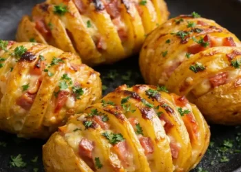 pommes-de-terre-farcies-en-spirale-au-fromage-et-lard-fume-roties-au-four